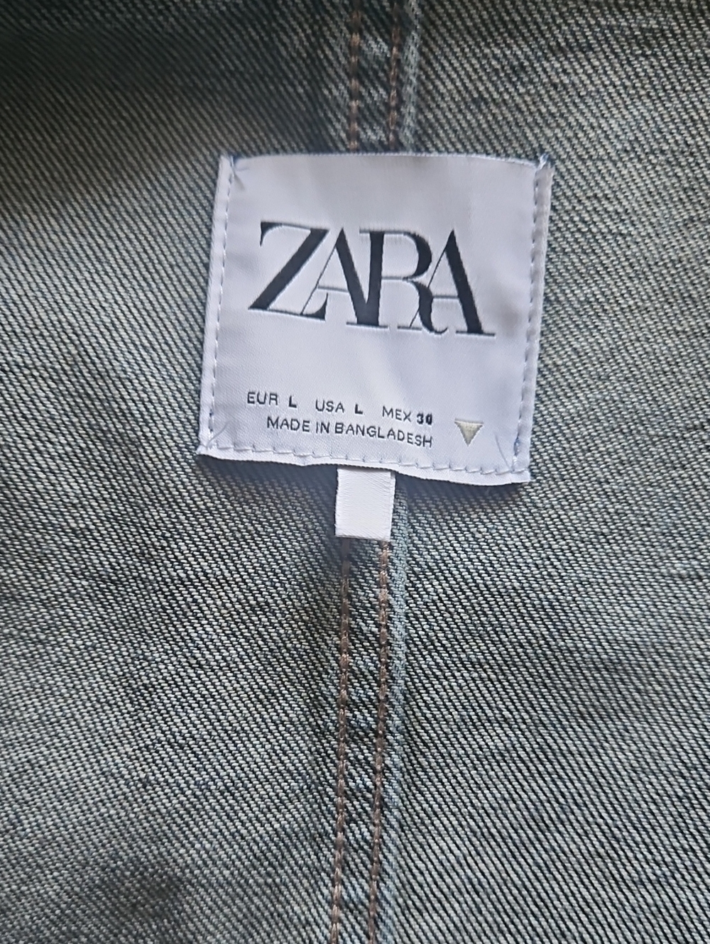 Zara Denim Jumpsiit L - Picture 2 of 13